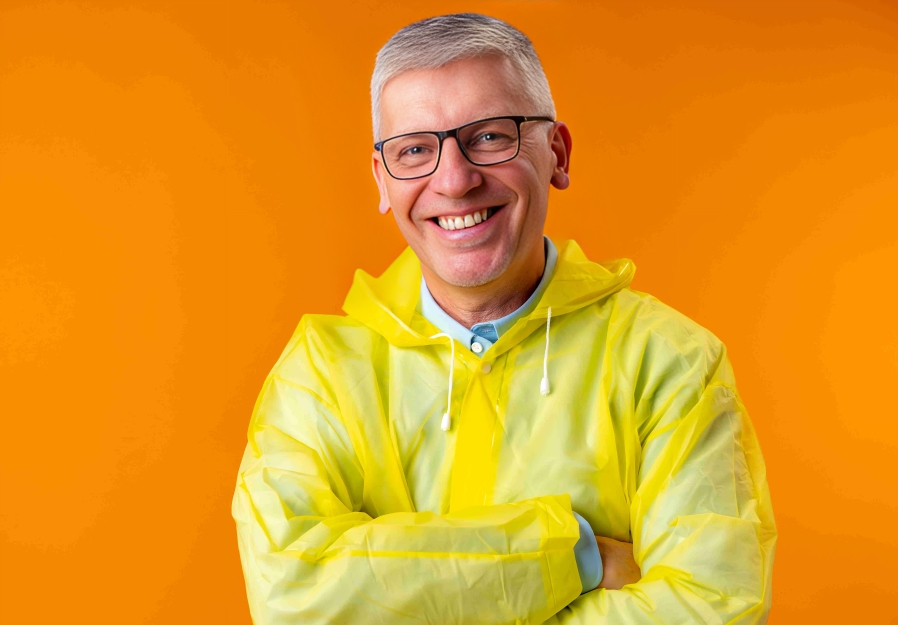 mature man wearing raincoat over yellow background 2022 03 09 21 58 42 utc 1